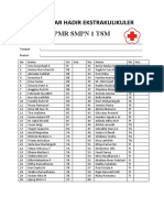 Daftar Hadir Ekstrakulikuler