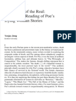 The Return of The Real: A Lancanian Reading of Poe's Dying Woman Stories