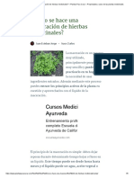 ¿Cómo Se Hace Una Maceración de Hierbas Medicinales - Plantas para Curar - Propiedades y Usos de Las Plantas Medicinales