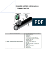 Arranque Directo Motor Monofasico Con Contactor