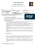 Programa Curricular Anual de Computacion 2do BGU PDF