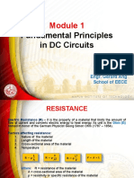 Fundamental Principles in DC Circuits