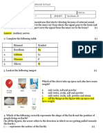 G7-Science Checkpoint Answer Key