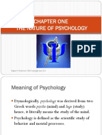 1 Nature of Psychology