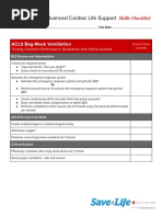 ACLS Skills Checklist