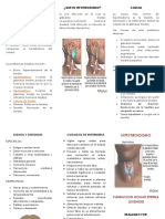 Folleto de Hipotiroidismo