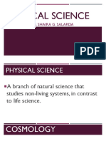 Physical Science: Prepared By: Ms. Shaira G. Salarda