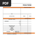 Formato para Ficha Tecnica de Ladrillo