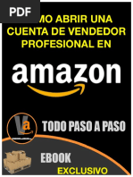 Ebook Como Abrir Cuenta de Vendedor Profesional en Amazon