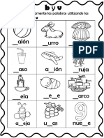 Actividades para Mejorar La Ortografia (B, V, G, J, LL, Y, C, S, Z