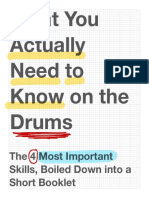 What You ACTUALLY Need To Know On Drums (EDIT 3-21-19)