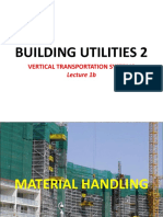 Lecture 1b - BUILDING UTILITIES 2 - Materials Handling