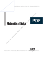 Exercícios Matemática Básica