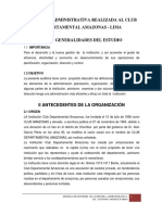 Informe de Auditoría Club Amazonas 1