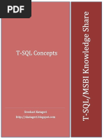 T-SQL Concepts PDF