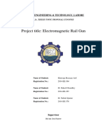 Final Synopsis On Electromagnetic Rail Gun