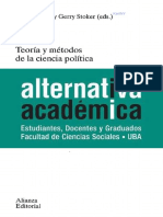 Marsh y Stoker - Teoría y Métodos de La Ciencia Política, Introducción, Págs. 13-25