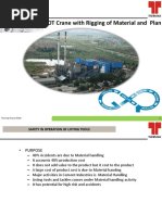 EOT Crane With Rigging of Material and Plan