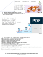 Ficha de Trabajo Efecto Del Calor Sobre La Materia