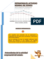 Ingresos-Patrimoniales - Actividad Empresarial Del Estado