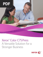 Xerox Color C75 Press: A Versatile Solution For A Stronger Business