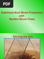 Stabilised Mud Block Production With Mardini Block Press