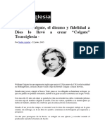 William Colgate, El Diezmo y Fidelidad A Dios Lo Llevó A Crear "Colgate" Tecnoiglesia - Nadia Aguilar