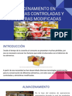 Almacenamiento en Atmósferas Controladas y Atmósferas Modificadas