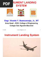 Instrument Landing System: Engr. Vicente Y. Buenconsejo, JR., MT