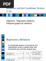 Day 01 - Relations and The Coordinate System (1-6)