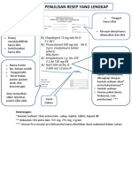  Penulisan Resep Yang Lengkap 1009