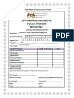 Laporan Penghasilan Produk Hazim Contoh