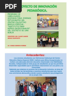 Proyecto de Innovación Pedagógica.10