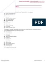 Cambridge Physics 2019 2021 Syllabus