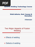 KEMPPI Welding Technology Course: R.Banerjee