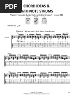 Chord Ideas & 16th Note Strums