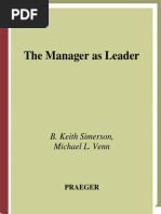 Manager As Leader