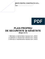 Plan Propriu SSM Cadru