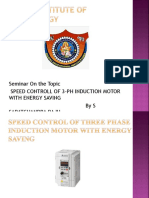 Speed Control of Three Phase Induction Motor