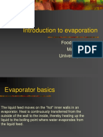 Introduction To Evaporation - Food1040 No Pictures