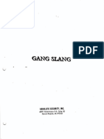 Gang Slang