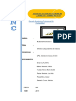 Control Interno Del Efectivo y Equivalente de Efectivo