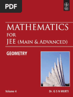 Wiley S Mathematics For IIT JEE Main and Advanced Coordinate Geometry Vol 4 Maestro Series Dr. G S N Murti