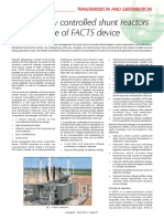 Magnetically Controlled Shunt Reactors - A New Type of FACTS Device