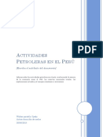 Actividades Petroleras 