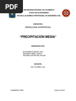 Informe Precipitacion Media