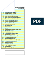 Part A: Application For The Registration in The Engineering Council of Sri Lanka (Ecsl) As An Engineering Diplomate