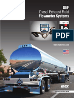 DEF Diesel Exhaust Fluid Flowmeter Systems: Application Brochure 200-80