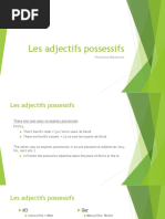 Les Adjectifs Possessifs: Possessive Adjectives