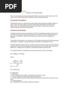 Options Pricing Models